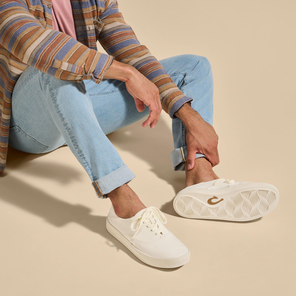 Tradewind Men’s Breathable Sneakers - Off White