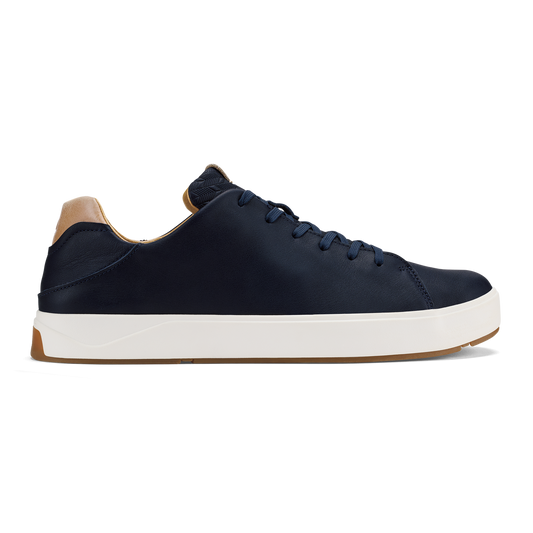 Lae‘ahi Lī ‘Ili Men's Leather Sneakers - Trench Blue