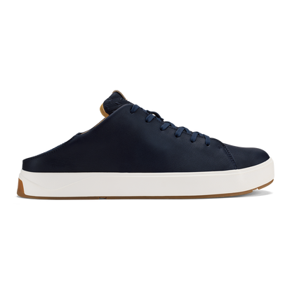 Lae‘ahi Lī ‘Ili Men's Leather Sneakers - Trench Blue