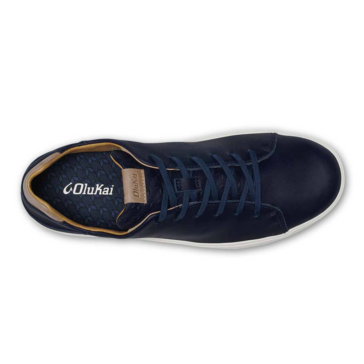 Lae‘ahi Lī ‘Ili Men's Leather Sneakers - Trench Blue