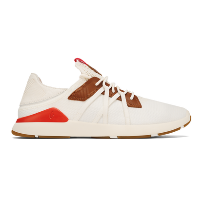 Mio Lī Men's Athletic Shoes - Bright White / Red Lava