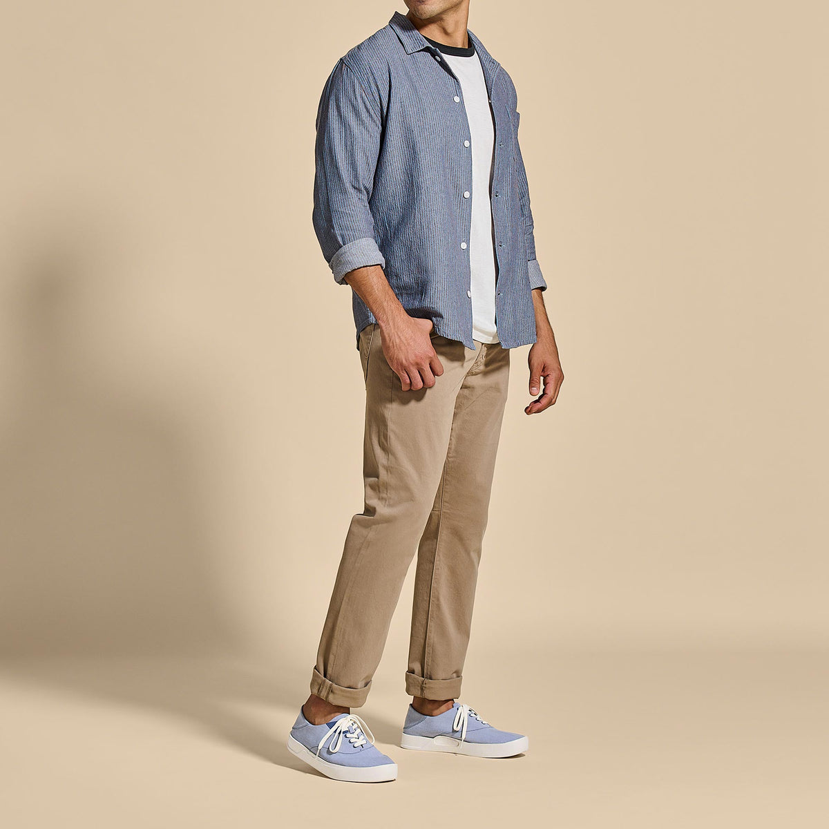 Tradewind Men’s Breathable Sneakers - Navy