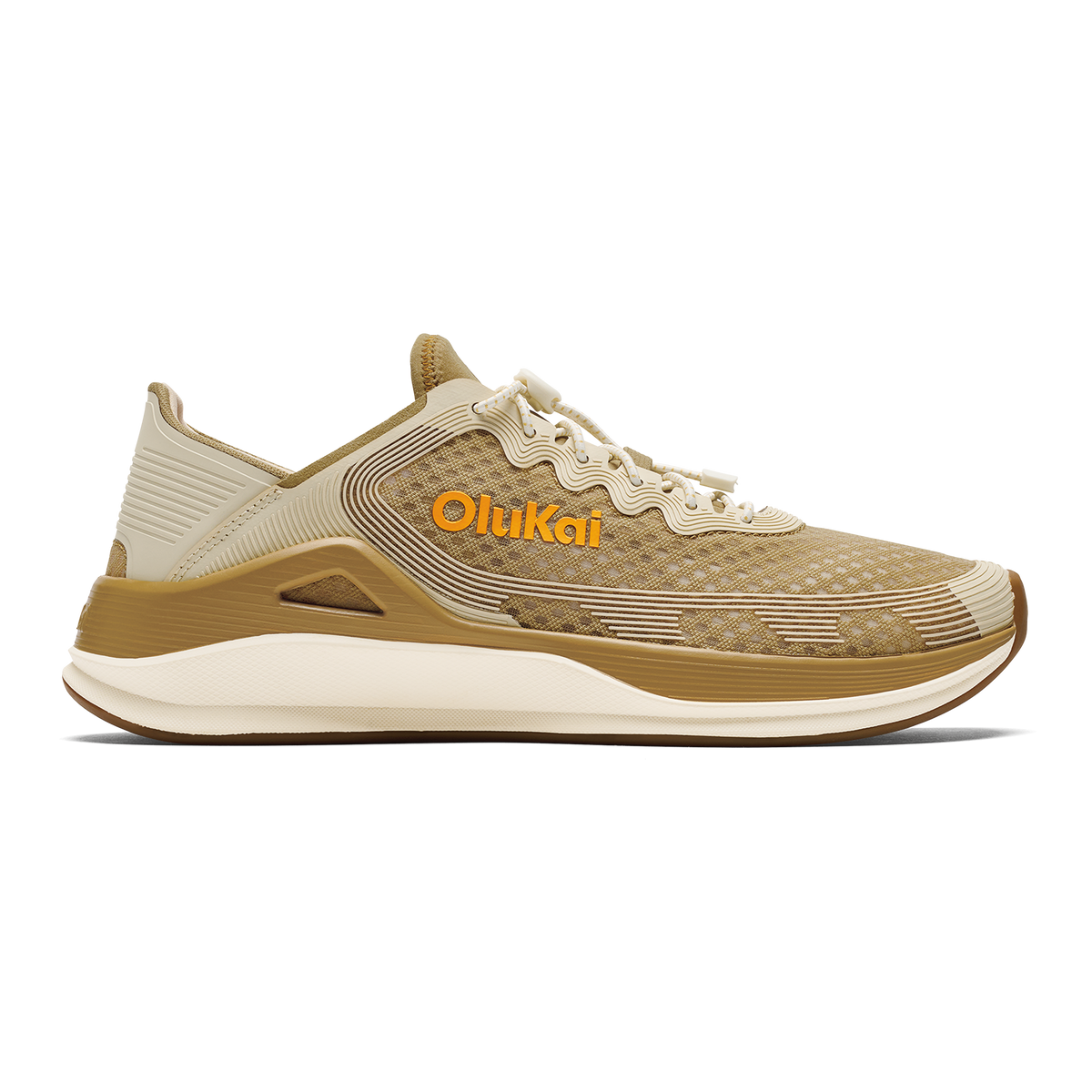 ‘Ahi Men’s Water Boat Shoes - Tan / Tapa