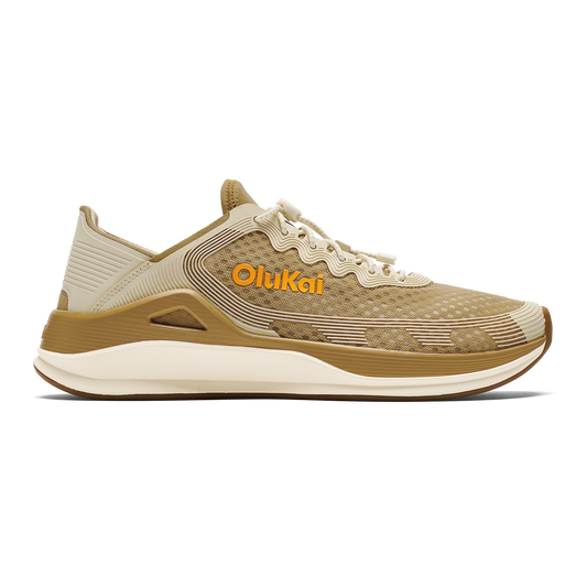 ‘Ahi Men’s Water Boat Shoes - Tan / Tapa