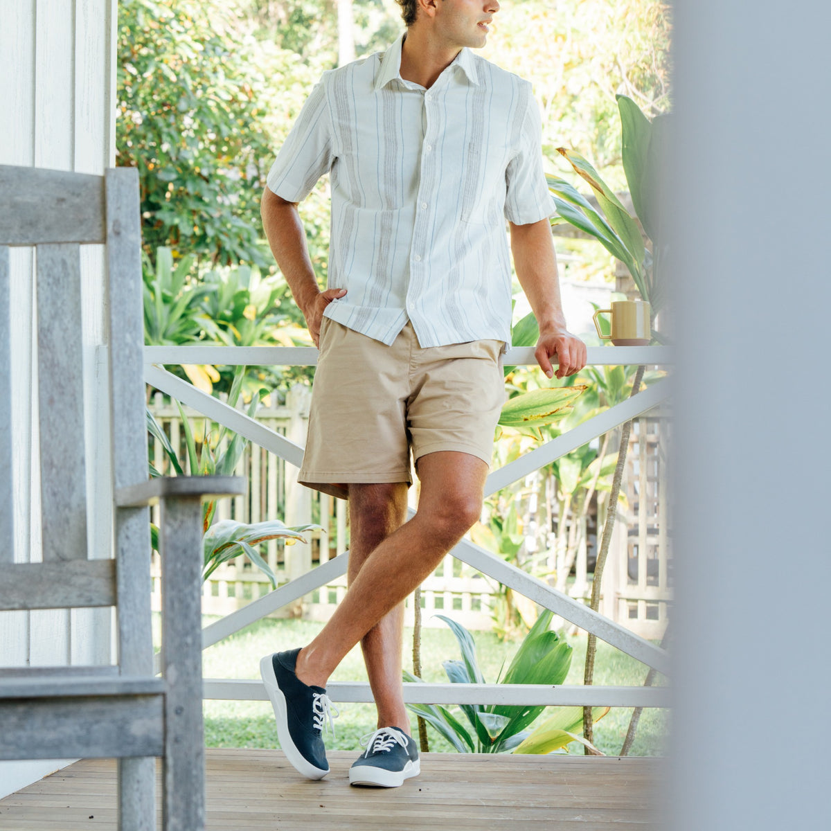 Tradewind Men’s Breathable Sneakers - Mood Indigo