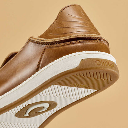 Kākaha Nia Men‘s Leather Slip-On Shoes - Fox
