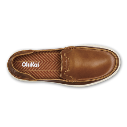 Kākaha Nia Men‘s Leather Slip-On Shoes - Fox