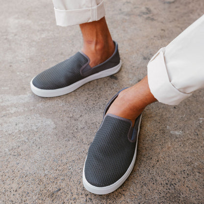 Lae‘ahi Men's Slip-On Sneakers - Pavement