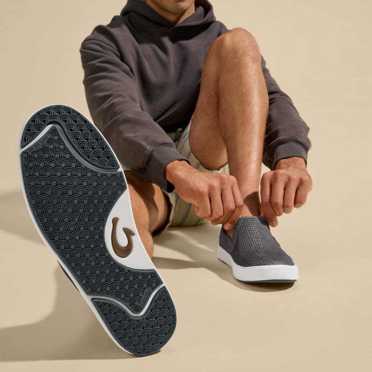 Lae‘ahi Men's Slip-On Sneakers - Pavement