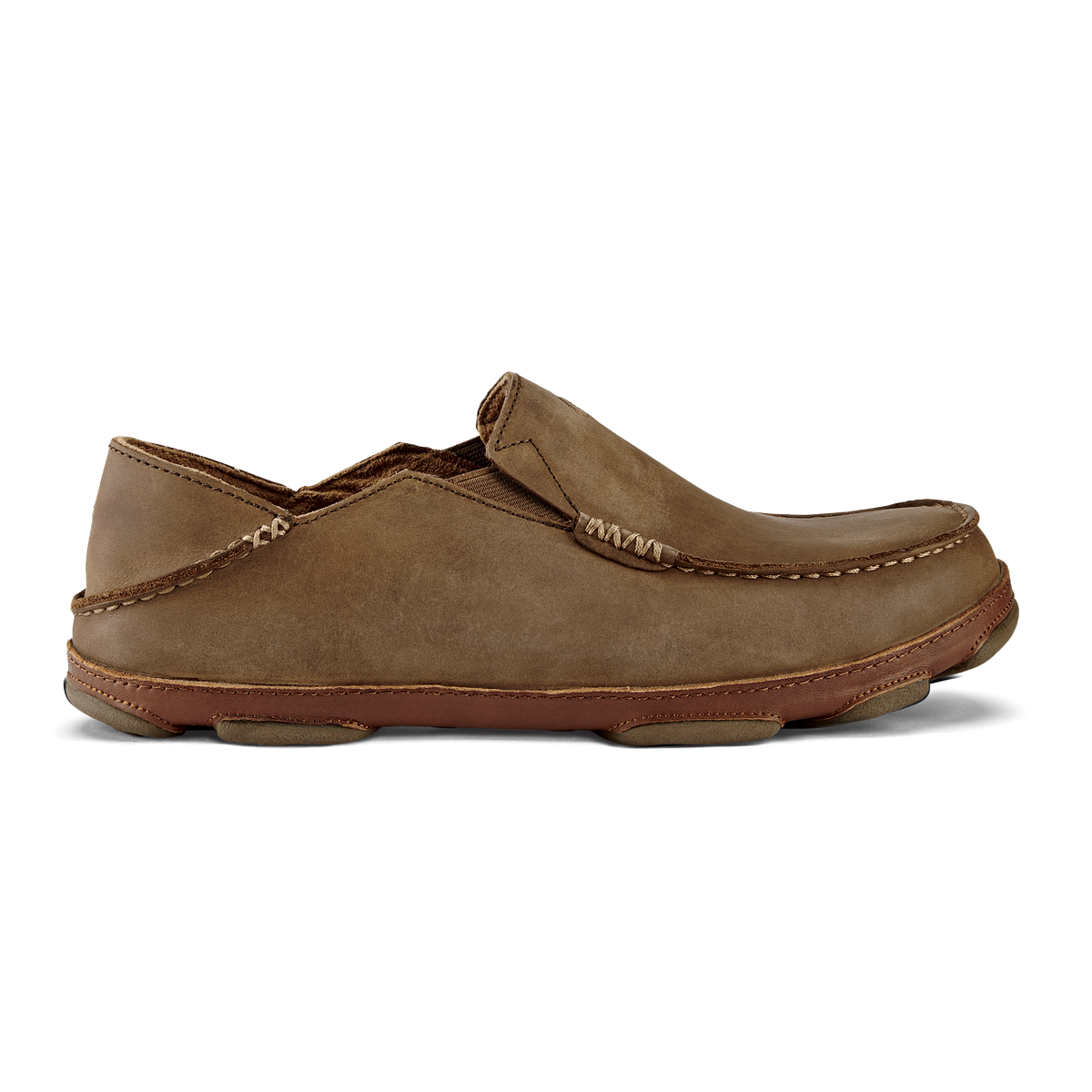 Moloā Men's Leather Slip On Shoes - Ray / Toffee