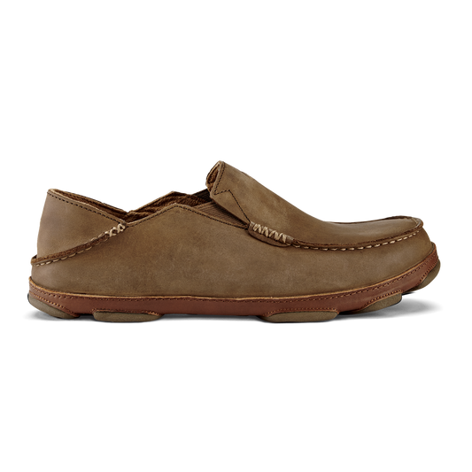 Moloā Men's Leather Slip On Shoes - Ray / Toffee