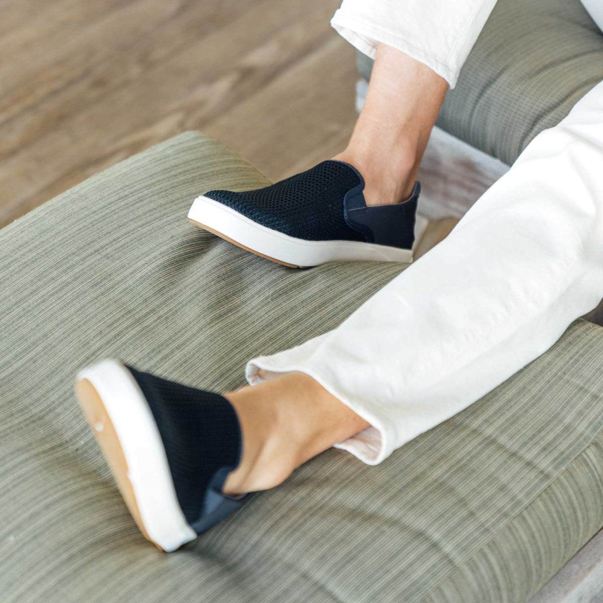 Lae‘ahi Men's Slip-On Sneakers - Blue Depth