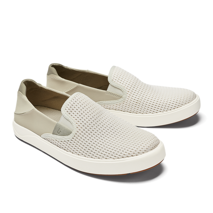 OluKai Lae‘ahi - Bone | Men's Slip-on Sneakers