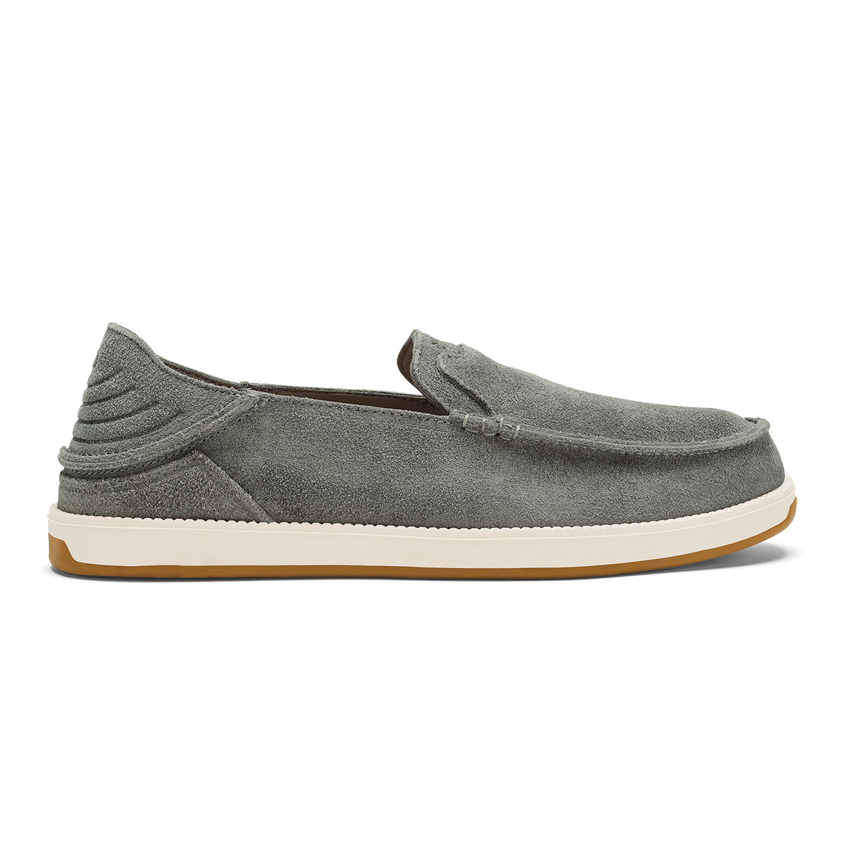 Kākaha Nia Men‘s Suede Slip-On Shoes - Ash