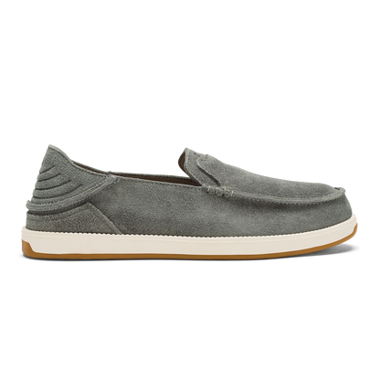 Kākaha Nia Men‘s Suede Slip-On Shoes - Ash