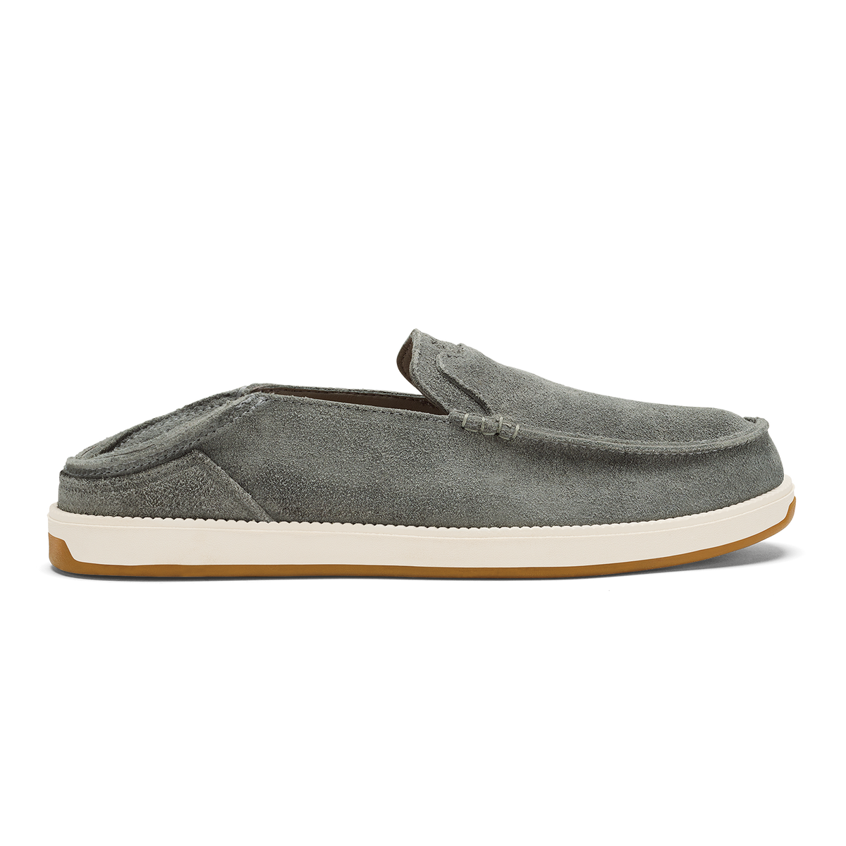 Kākaha Nia Men‘s Suede Slip-On Shoes - Ash