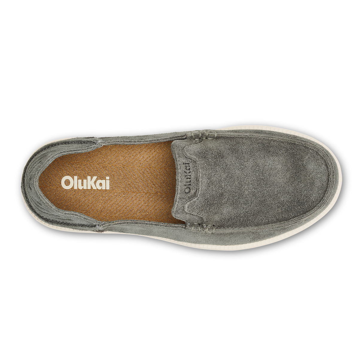 Kākaha Nia Men‘s Suede Slip-On Shoes - Ash