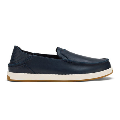 Kākaha Nia Men‘s Suede Slip-On Shoes - Mood Indigo