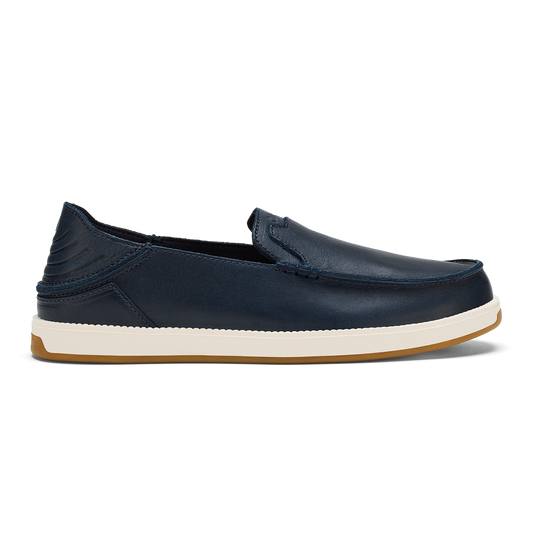 Kākaha Nia Men‘s Suede Slip-On Shoes - Mood Indigo