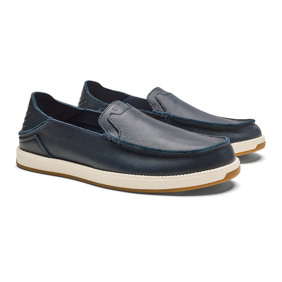 Kākaha Nia Men‘s Suede Slip-On Shoes - Mood Indigo