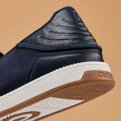 Kākaha Nia Men‘s Suede Slip-On Shoes - Mood Indigo