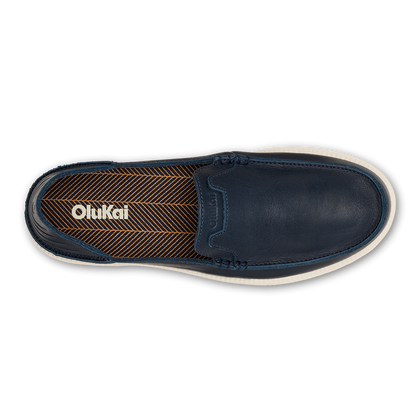 Kākaha Nia Men‘s Suede Slip-On Shoes - Mood Indigo