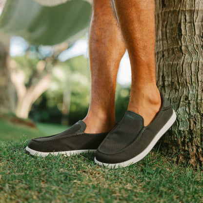 Kākaha Mesh Men‘s Slip-On Shoes - Nori
