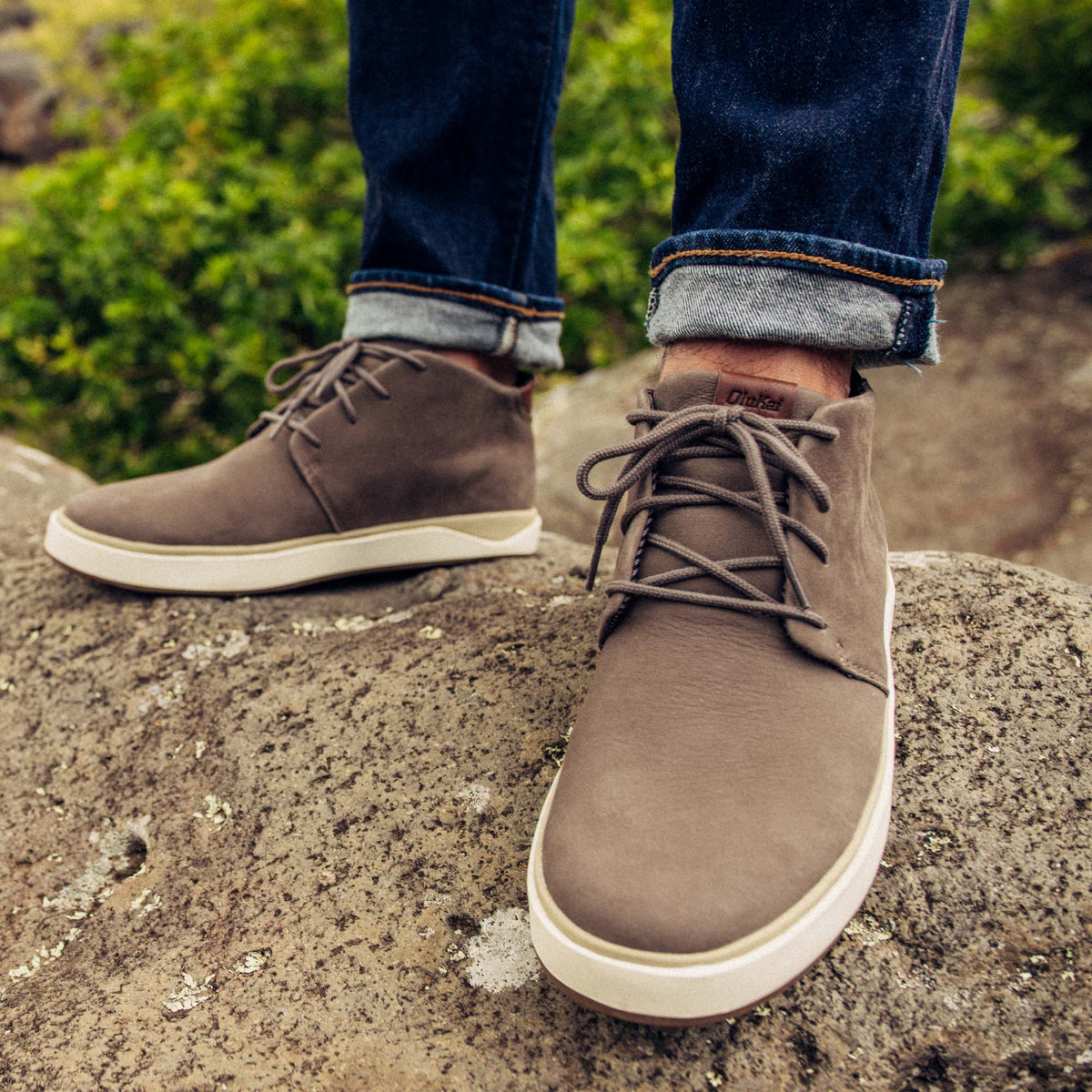 Papakū 'Ili Men’s Waterproof Leather Boots- Mustang