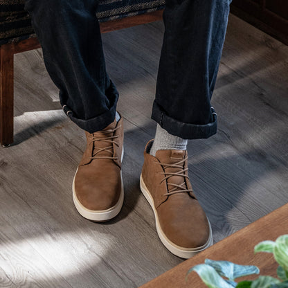 Papakū 'Ili Men’s Waterproof Leather Boots- Tan