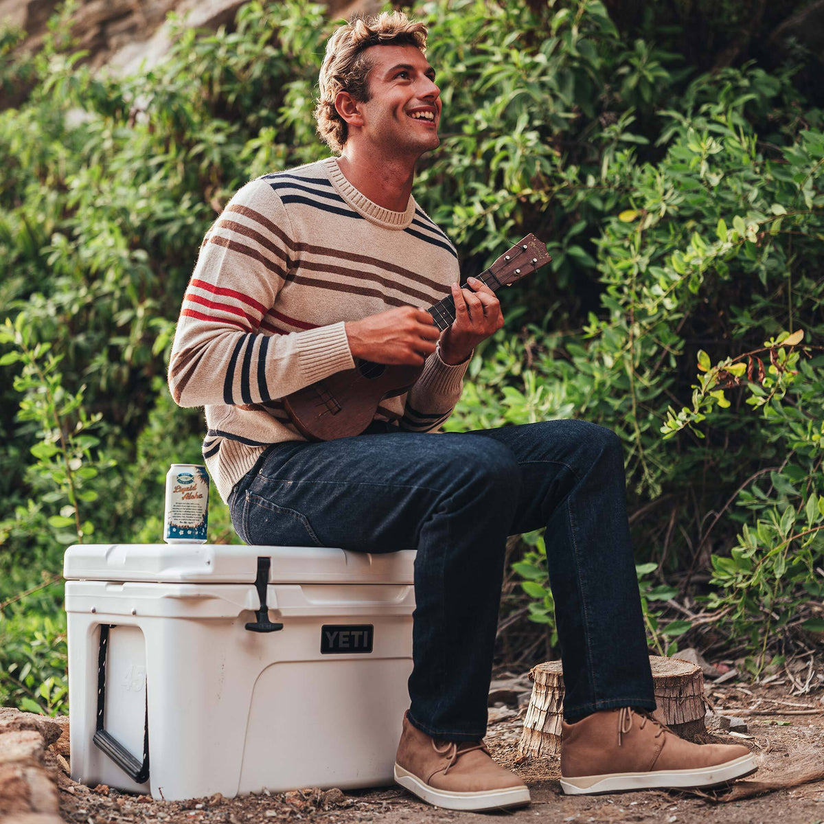 Papakū 'Ili Men’s Waterproof Leather Boots- Tan