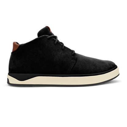 Papakū 'Ili Men’s Waterproof Leather Boots- Black