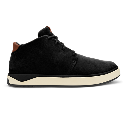 Papakū 'Ili Men’s Waterproof Leather Boots- Black