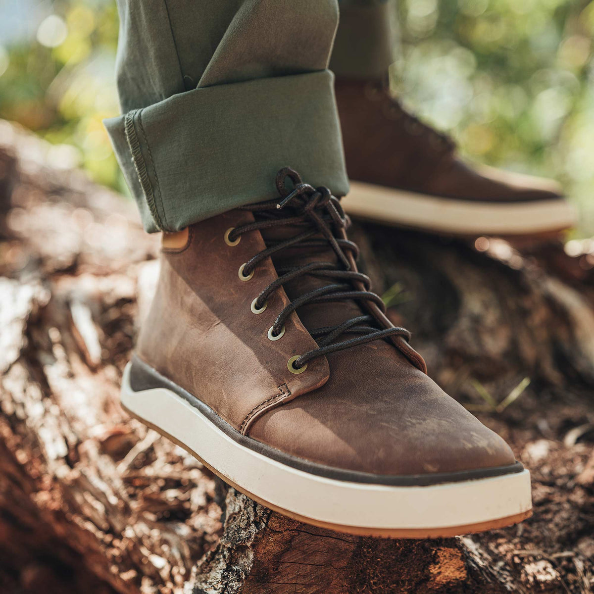 Kekaha Men’s Chukka Boots - Toffee / Off White