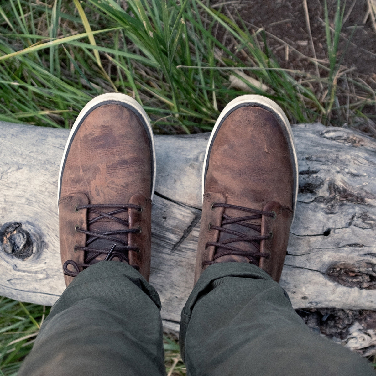 Kekaha Men’s Chukka Boots - Toffee / Off White