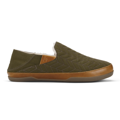 Hanohano Men’s Waxed Canvas Slippers - Husk