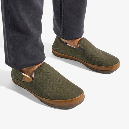 Hanohano Men’s Waxed Canvas Slippers - Husk