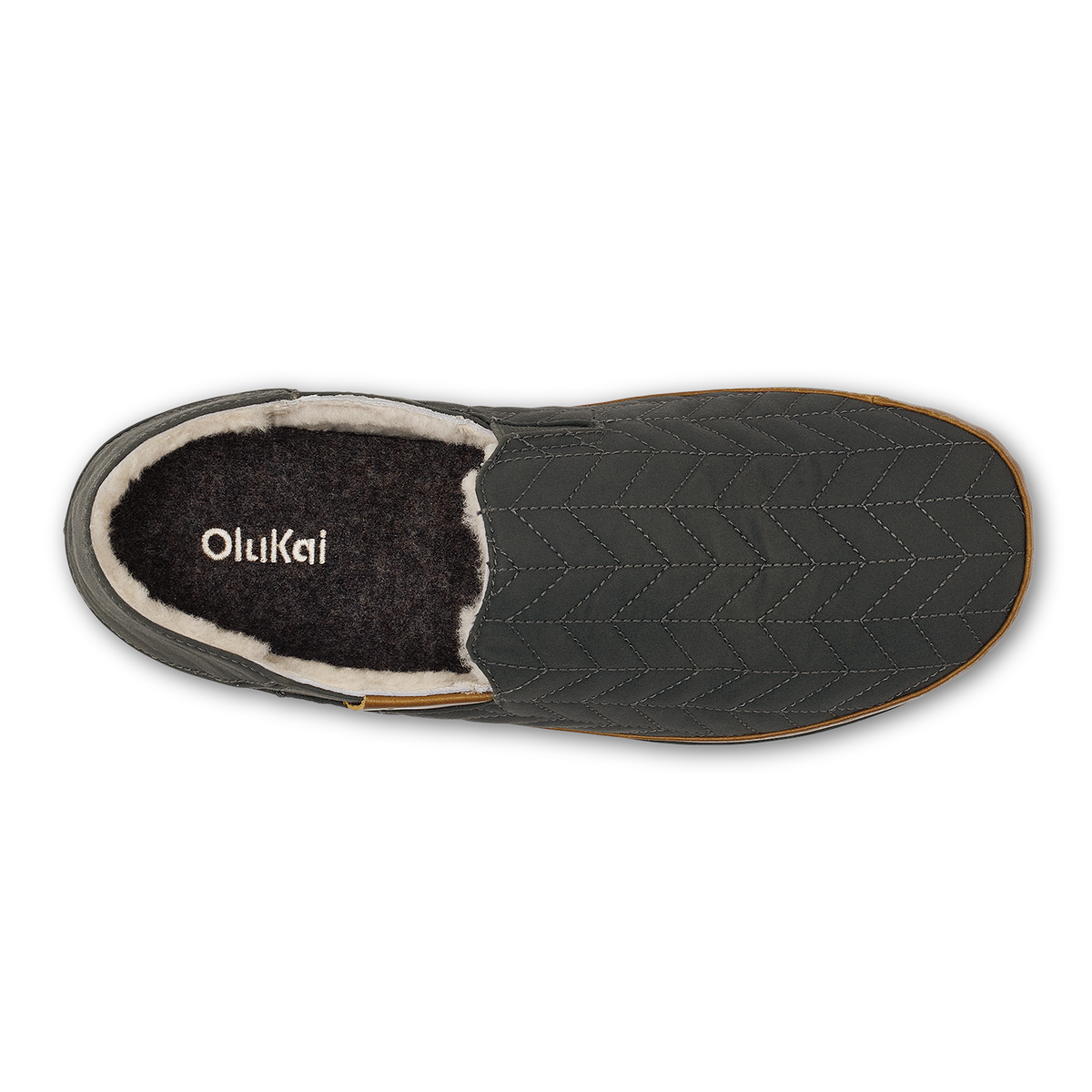 Hanohano Men’s Waxed Canvas Slippers - Dark Shadow