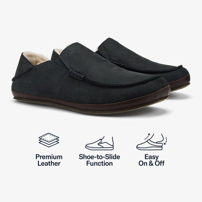 Moloā Slipper - Black / Dk Java