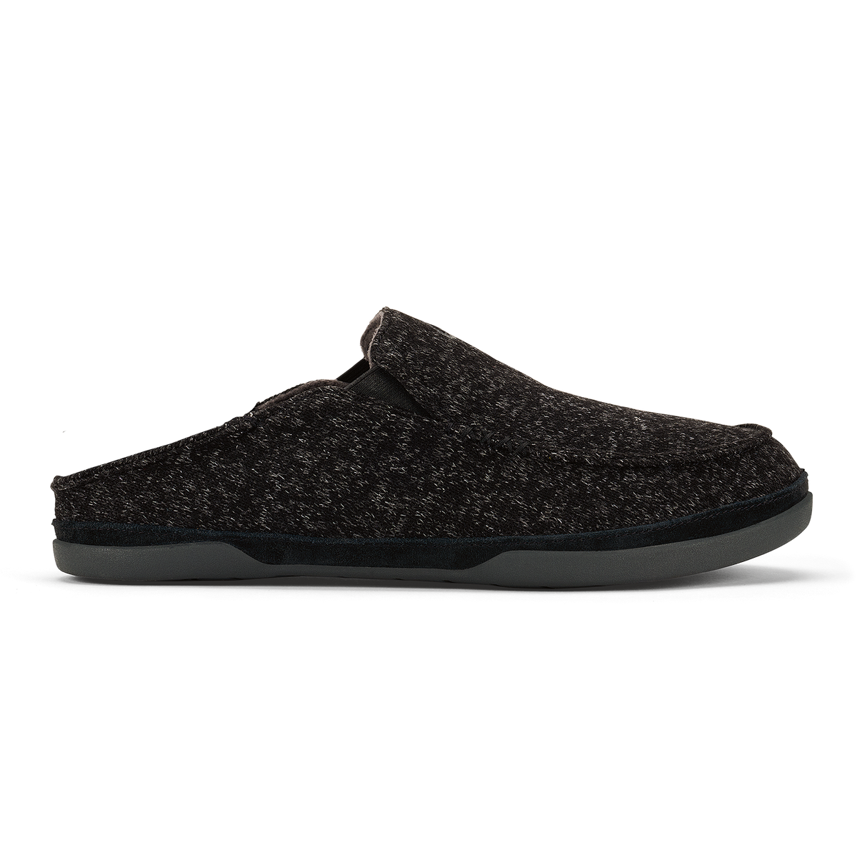 Moloā Hulu Men’s Wool Slippers - Black