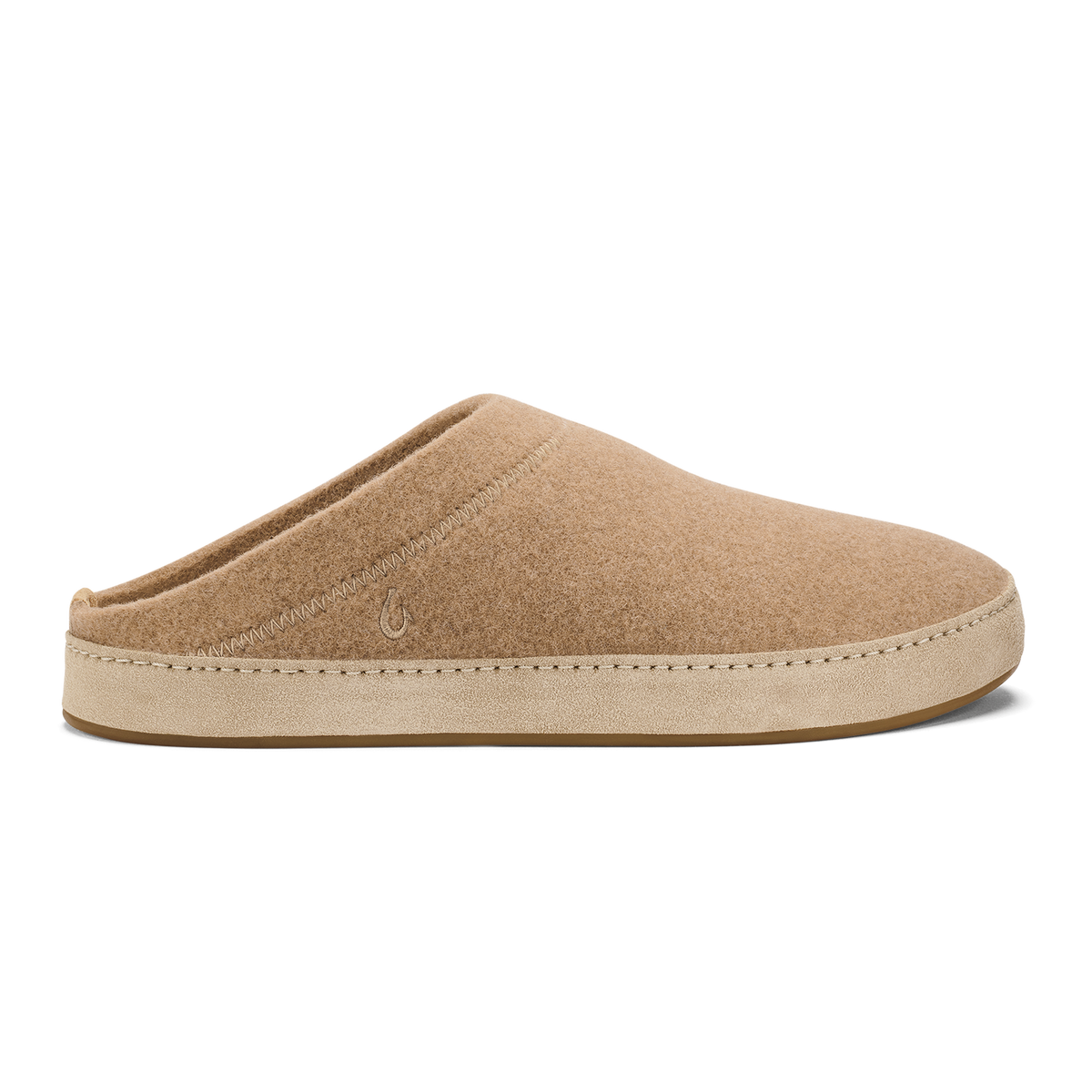 Hāmani Hulu Men’s Wool Mule Slippers - Oatmeal