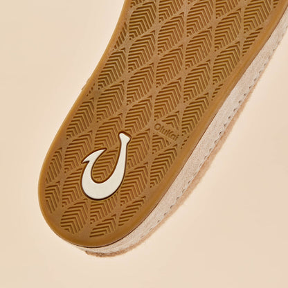 Hāmani Hulu Men’s Wool Mule Slippers - Oatmeal