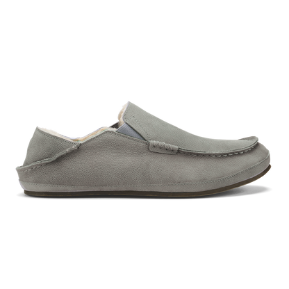 Moloā Men's Leather Slippers - Kona Coffee