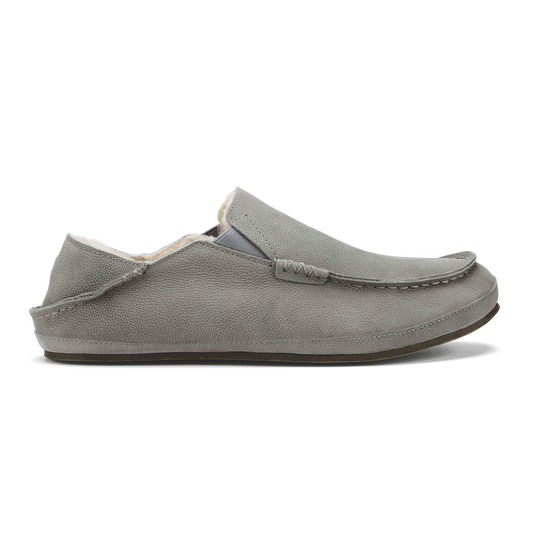 Moloā Men's Leather Slippers - Kona Coffee