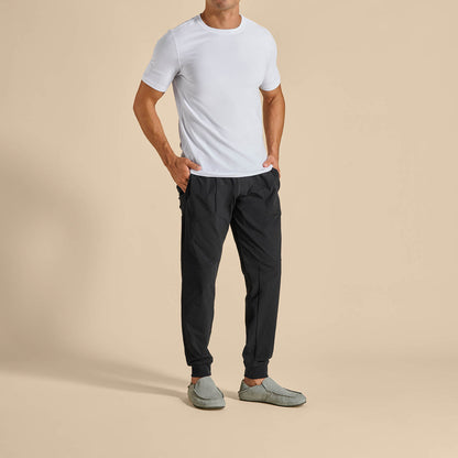 Moloā Men's Leather Slippers - Kona Coffee