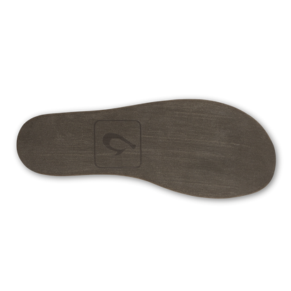 Moloā Men's Leather Slippers - Kona Coffee