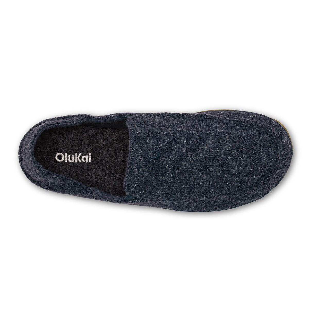 Moloā Hulu Men’s Wool Slippers - Trench Blue
