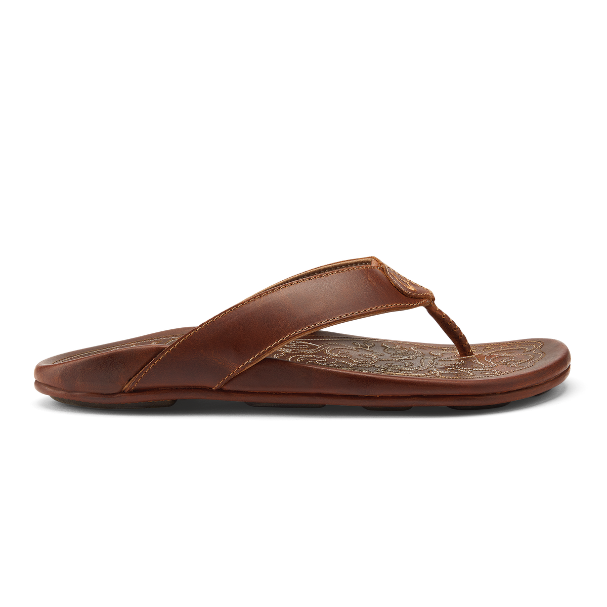 Mekila Men's Full-Grain Leather Beach Sandals - Natural