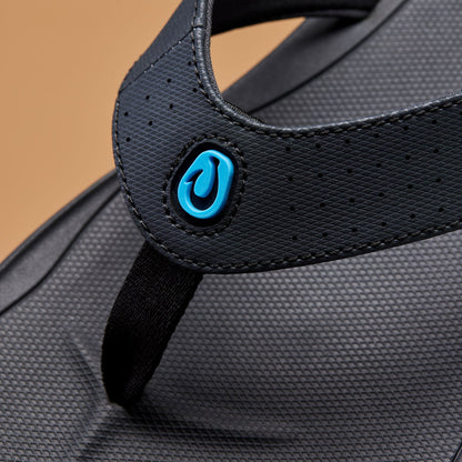 Ki‘i Men’s Water Ready Beach Sandals - Lava Rock / Bold Blue