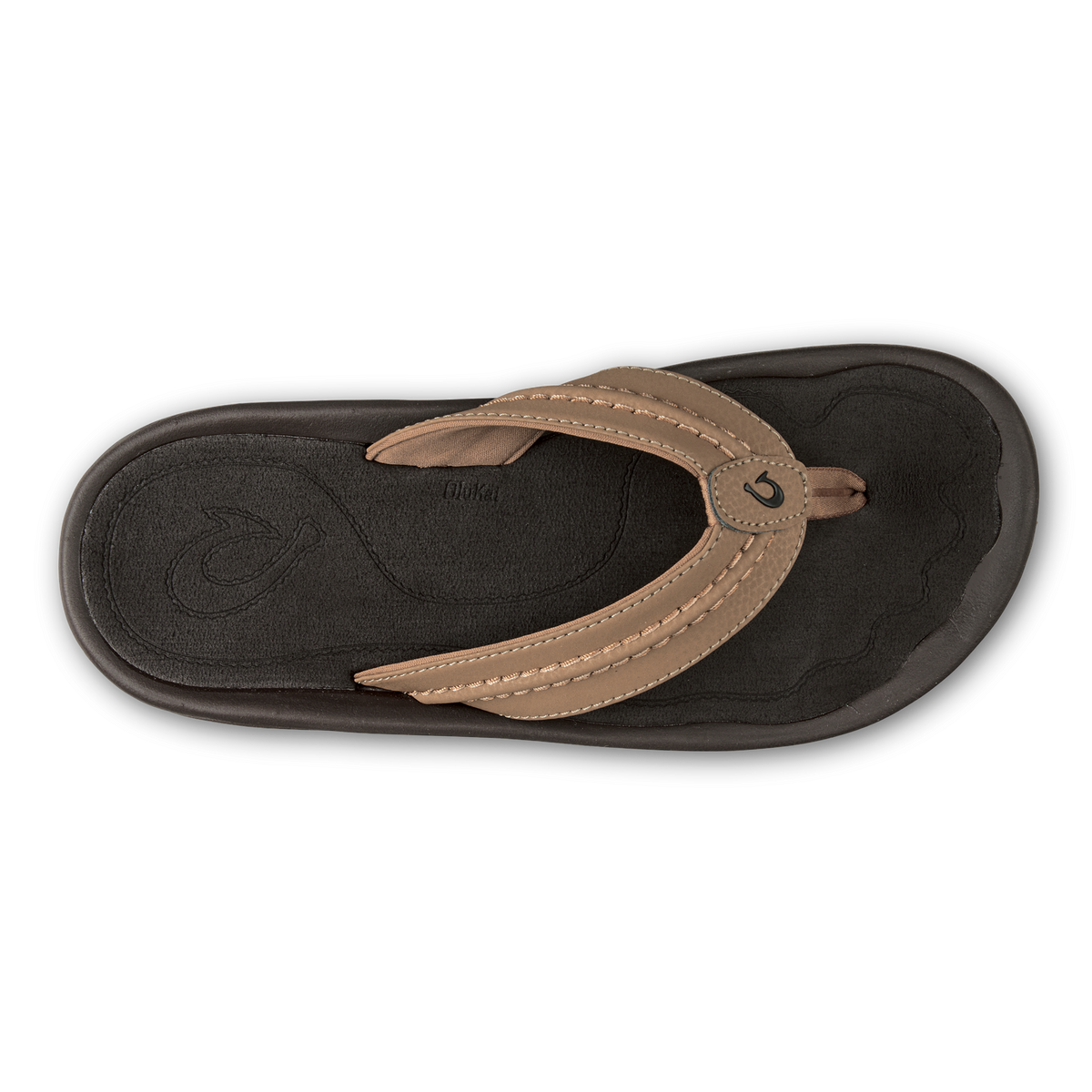 OluKai Hokua - Tan | Men's Beach Sandals