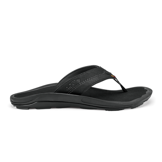 Kīpī Men’s Comfortable Beach Sandals - Black